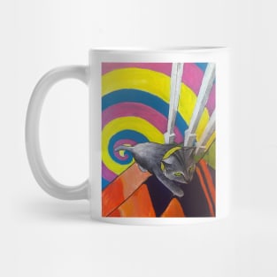 Psychedelic Cat Mug